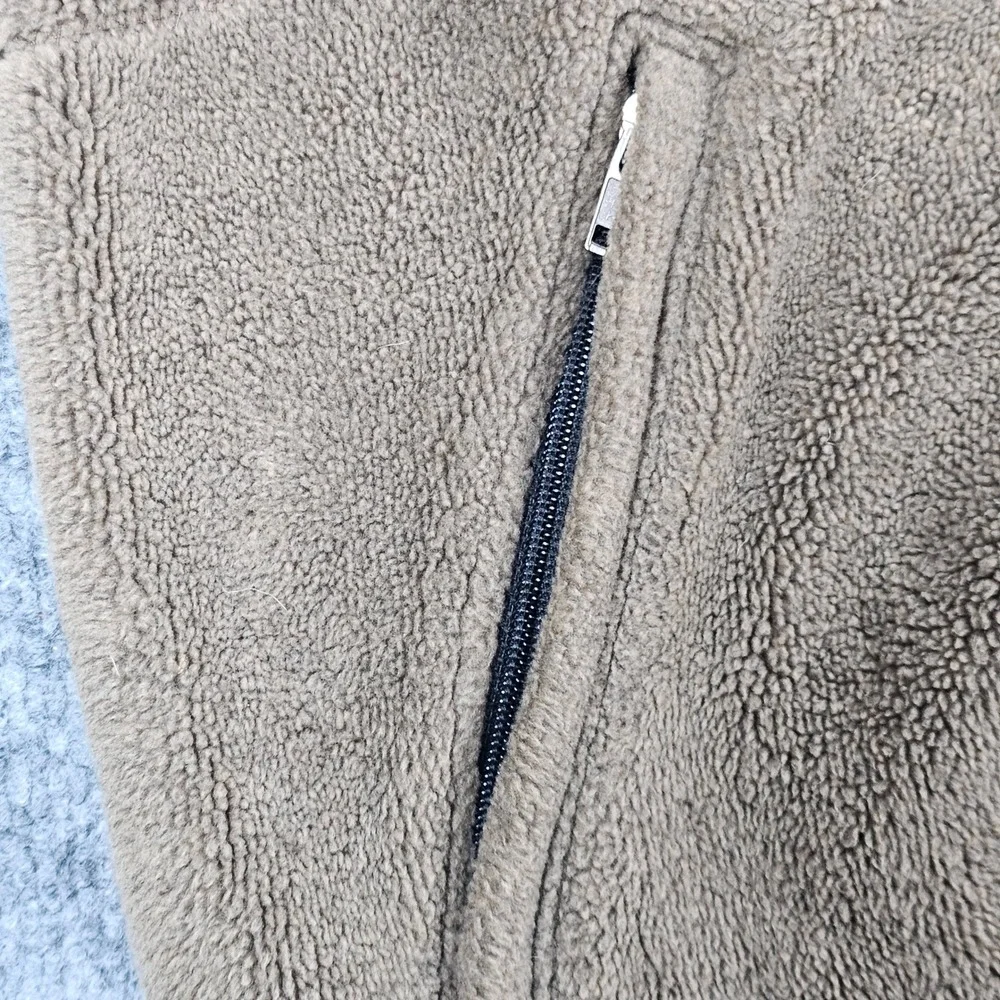 Vtg The North Face Millennium Team Mens L Polartec Fleece Vest Brown Made in USA